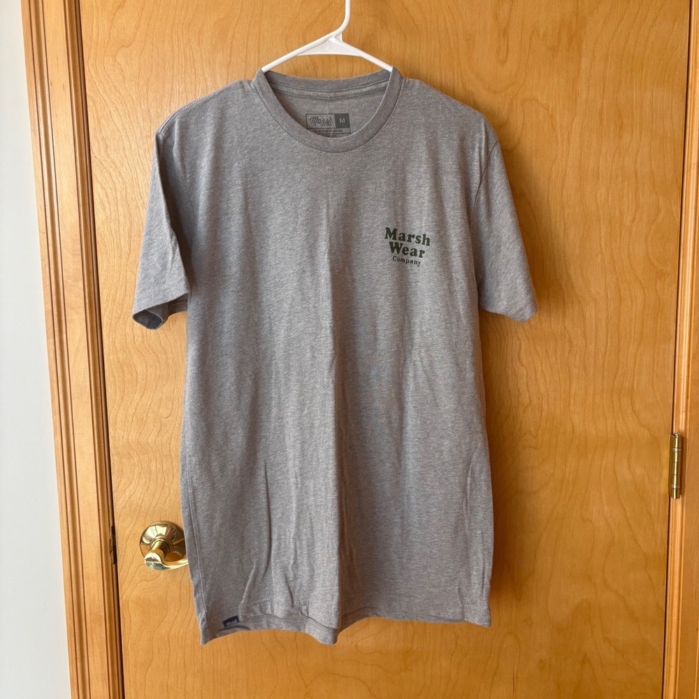 Marsh Wear Heritage Turkey T-Shirt Mens Medium Gray Graphic Tee MWT3087